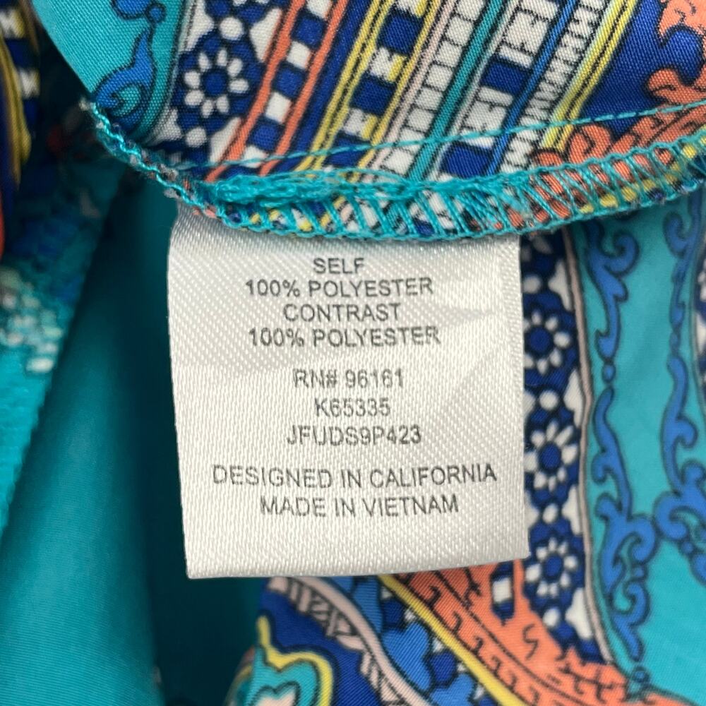 Bebop Tapestry Print Boho Mini Dress Strappy Festival Summer Flowy Indie Small - Picture 5 of 8